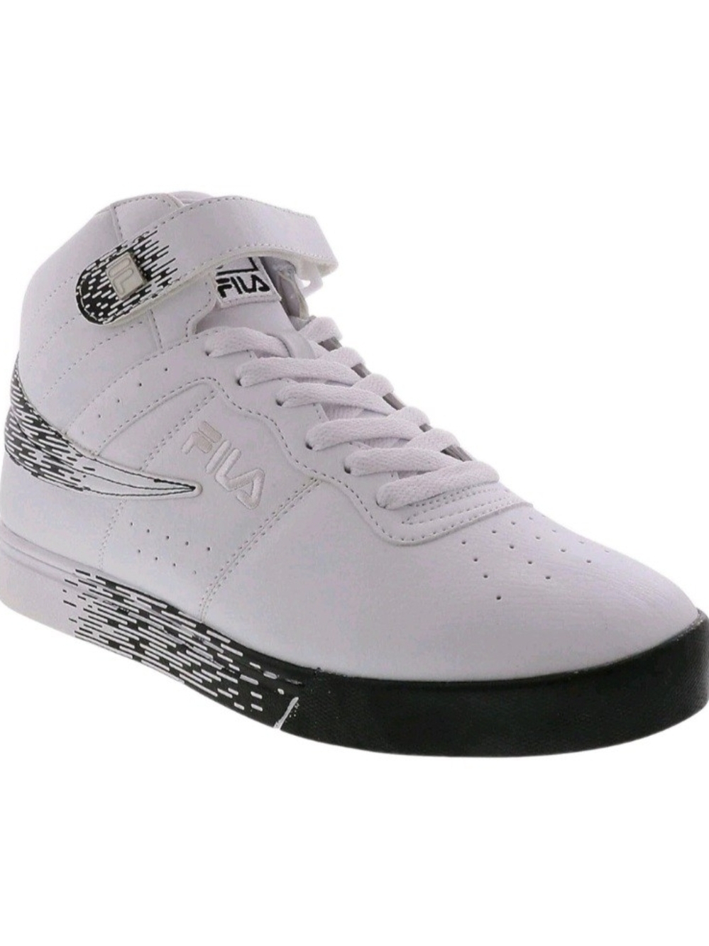 Men's Fila Vulc Zbra 13 SC White / Blk High-Top Sneakers US Men's Size 11.5